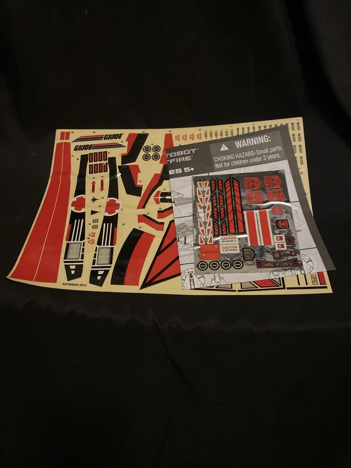 GI JOE ~ JETFIRE JET 2013 ~ CLUB TRANSFORMERS ~ 100% Y PEGATINAS SIN APLICAR SDCC Foto 2 de 4