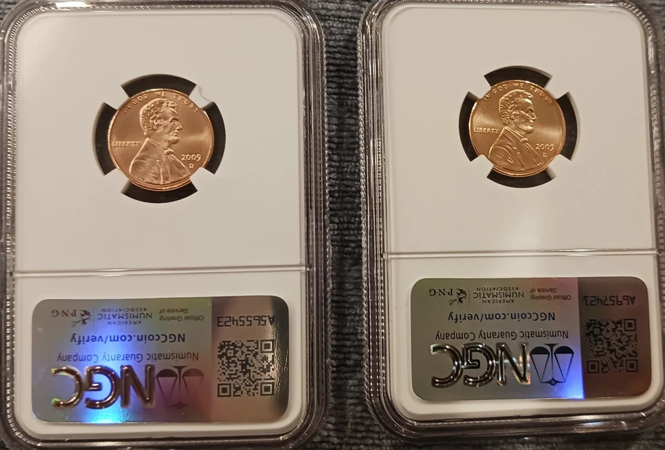 2009 D NGC MS68 SMS LINCOLN COPPER BRONZE CENT (2) Birth Childhood Formative Yrs - Image 2 of 4