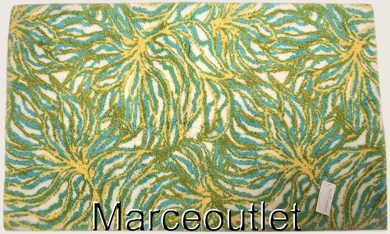 Abyss & Habidecor Collector Series Majorque Bath Rug 23" x 39" Turquoise Green