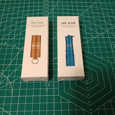 Olight i1R 2 EOS Desert Tan Flashlight & Olight i3E EOS LED Flashlight, Bundle.