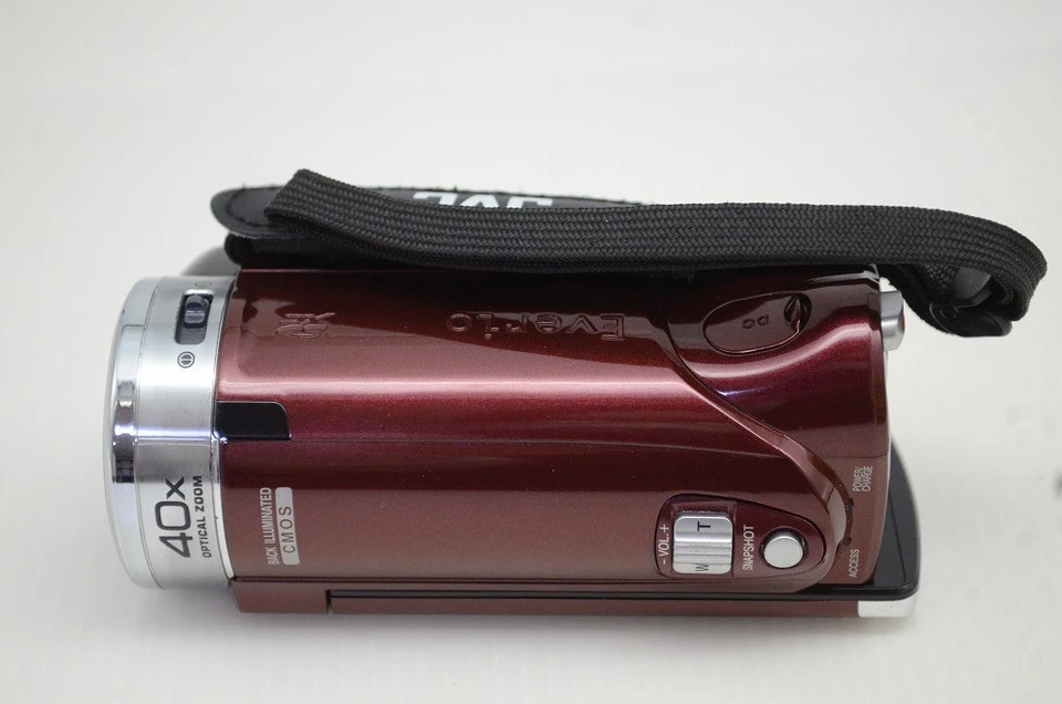 JVC Everio GZ-E117 High Vision Memory Movie Video Camera Camcorder Red #251030m - Image 3 of 4