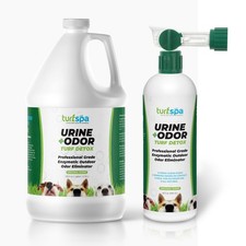 TurfSpa Urine  Odor Turf Detox: 32 oz Sprayer  Gallon Refill, Green
