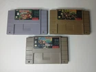 Super Nintendo Games Lot Of 3 Donkey Kong Country 1 + 2 + 3