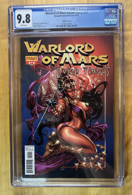 Warlord of Mars Dejah Thoris 12 2012 CGC 9.8 NM/MT Dynamite Stephen Segovia GGA