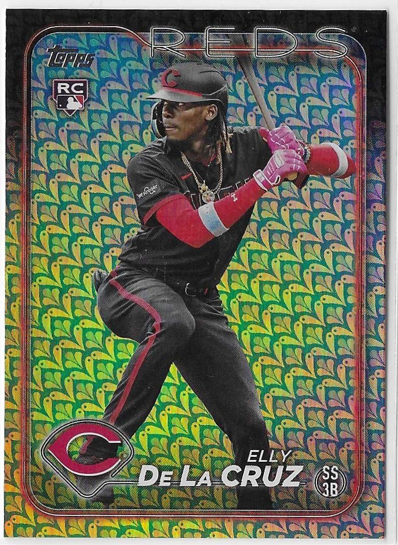2024 Topps Series 1 Elly De La Cruz Rookie #141 Easter Holiday Foil **RC**