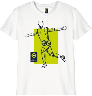 LIGUE 1 UBER EATS Kinder T-Shirt weiß 12