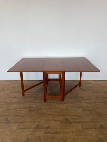 Vintage Danish Mid-Century Teak Drop Leaf Dining Table – Extendable - Picture 6 of 15