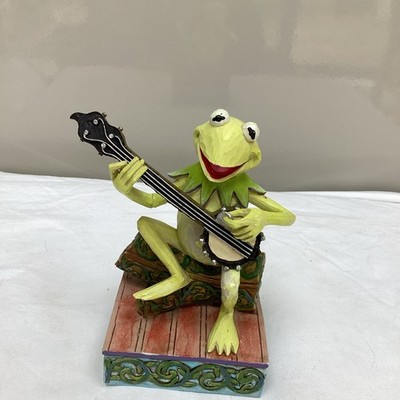 Jim Shore Disney Traditions Muppets ''Find Your Rainbow Connection'' Kermit Frosch