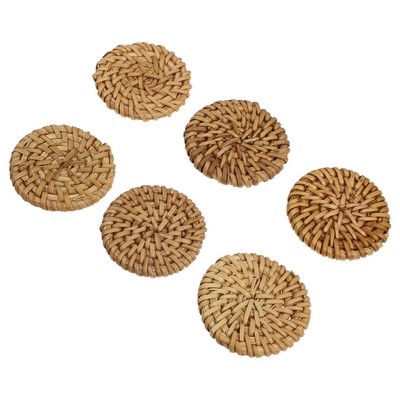  6 Pcs Rattan -Ohrringe Bulk-Anhänger Für Die Schmuckherstellung Bezaubert Masse