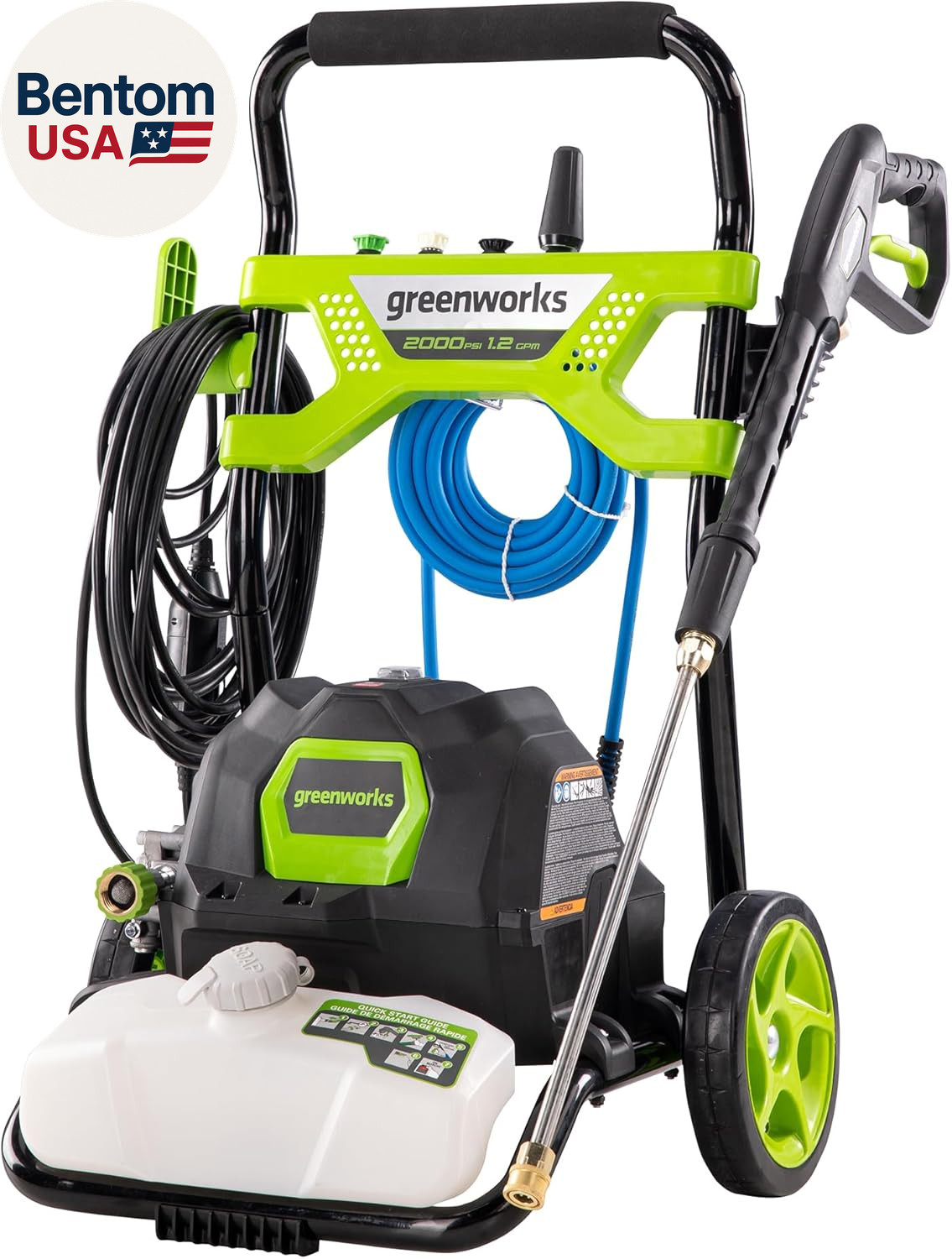2000 PSI 1.2 GPM Pressure Washer (Open Frame GPW2003) GPW2003