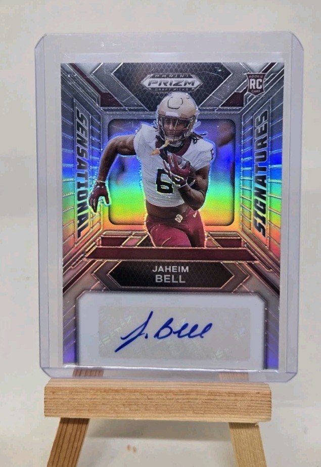 Jaheim Bell Auto 2024 Prizm Draft Sensational Signatures #SS-JBL Silver Prizm