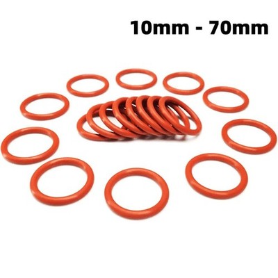 Silikon O Ring AD 10 - 70mm, Schnurstärke 3 mm, Dichtungsringe, Lebensmittelecht