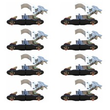 Stage Light Clamps Foldable Infinite Rotation Light Hooks 8pcs Pack