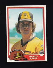 1981 Topps Randy Jones #458 San Diego Padres