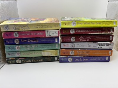 Southern Sewing Circle Mystery Elizabeth Lynn Casey Complete Set-Paperback pics
