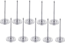 10 PCS Long Upholstery Nails Tacks 18Mm X 50Mm, Extra Long Push Pins Flat Head F