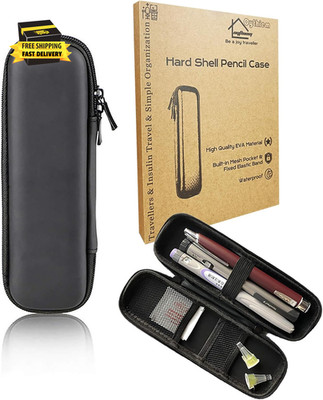 Slim Pencil Case for Adults, Travellers, Insulin Travel, Small Pencil Case Hard