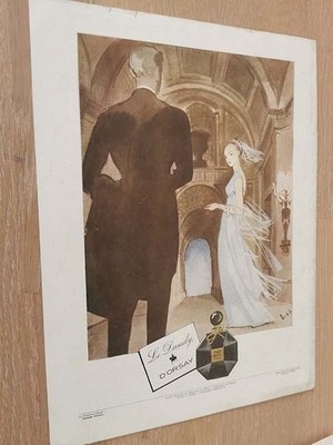 Werbung 1947 D'Orsay (Parfumes) Le Dandy, André Delfau, französische Anzeige - 1266