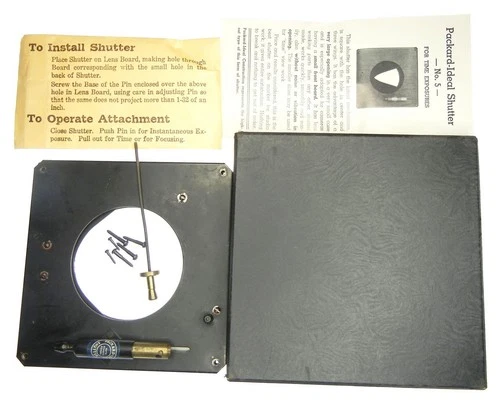 The Packard Ideal Air Shutter No.6 with 70mm opening   #Box2