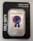 Call of Duty Zombie Perks Mister Peeks Colorized 1 oz Silver Bar - B99