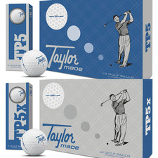 TaylorMade TP5 TP5x Heritage Golf Balls Retro Logo Limited Edition 1 Dozen 2025