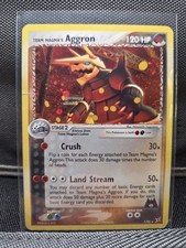 Team Magma's Aggron Holo 7/95 MP/HP Magma Vs Aqua on eBay