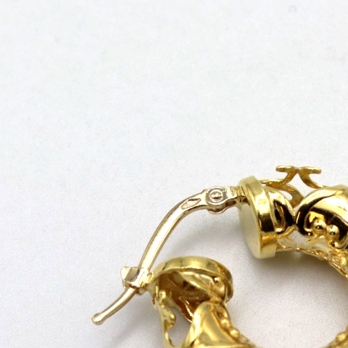 Orecchini A Cerchio Oro Per Donna – Cerchi Vintage Leggeri In Rame Placcato Oro, Dimensioni 1,5x0,6 Cm, Gioielli Eleganti Quotidiani