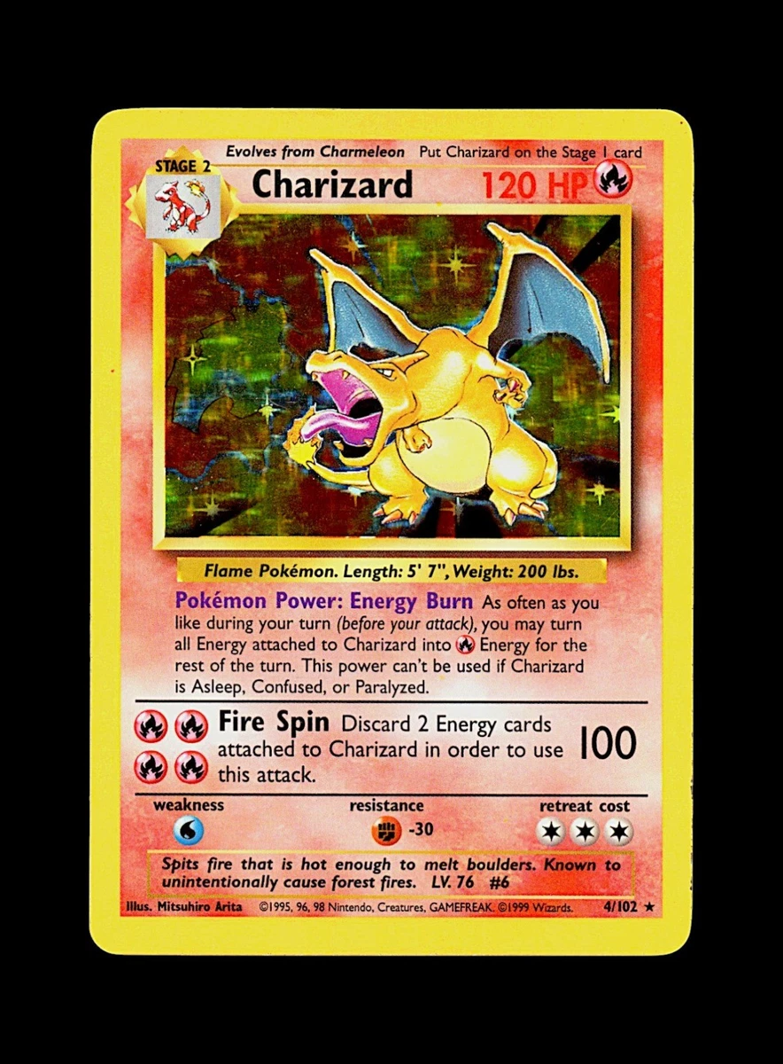 Preços baixos em Charizard Pokémon TCG Holo Conjunto Base Rara