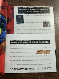 Nintendo Power Magazine Virtual Boy Vol 75 w/ Killer Instinct Poster, Cards 1995