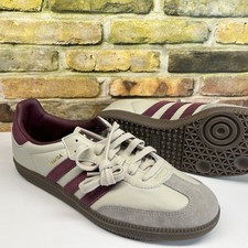 Adidas Samba Og 'Putty Grey Maroon' Mens Size 10 ID1482