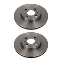 2 Bremsscheiben Vorderachse BelüFtet Ø 55 Mm 22 Mm Valeo FüR U.A. Toyota Yaris
