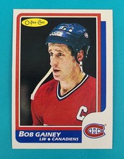 1986-87 O-Pee-Chee #96 Bob Gainey Montreal Canadiens HOCKEY Card M8