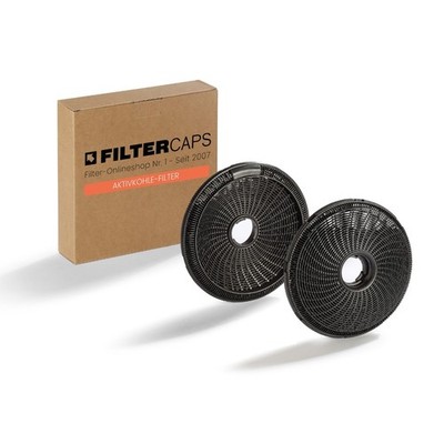 Aktivkohlefilter Model 190/ECFB02, Ersatz von FILTERCAPS, passend für AEG-Geräte