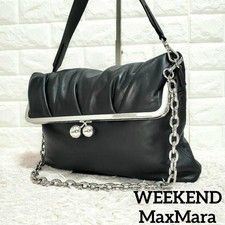 Borsa Max Mara WEEKEND Pasticcino 2WAY Tote nera usata