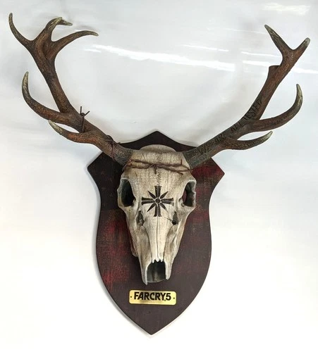 Far Cry 5 Hope County Collectors Edition Deer Skull Wall Mount Only 5948/6000