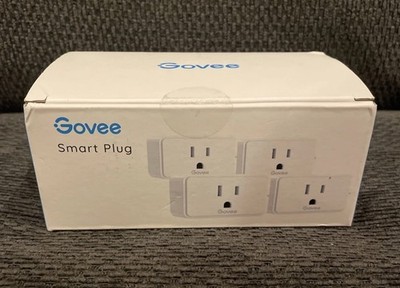 NEW 4-pack GOVEE Smart Plug 15A - WiFi Bluetooth Outlet H5080, UL Certified, Box