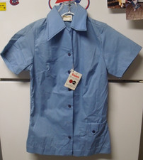 Vintage 1970s Ladies King Louie Bowling Shirt - Dead Stock - Size 30