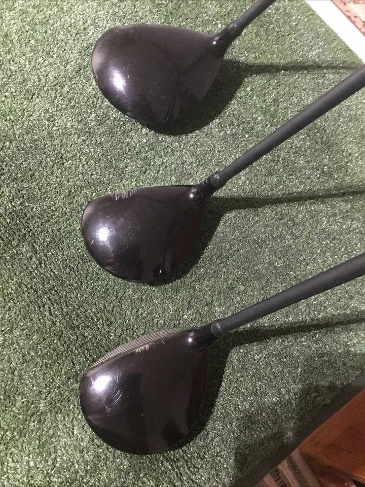 KZG Left Handed Managing Power Woods Set (D, 3W, 5W) Wizard Osborne Graphite LH - Image 4 of 4