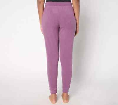 Cuddl Duds Grid Fleece Jogger-Soft Cashmere-2X-NEW-A667658 - Main Image