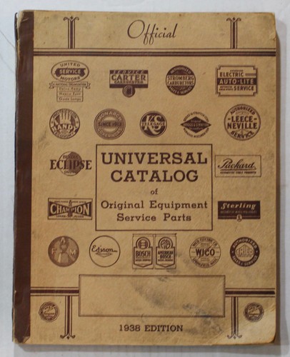 AEA UMS Universal Electrical Parts Book ~ 1938 ~ Catalog