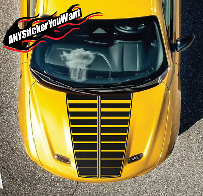 Split Style Fading Pinstripe Hood Vinyl Decal Fits Dodge Hornet 2023+