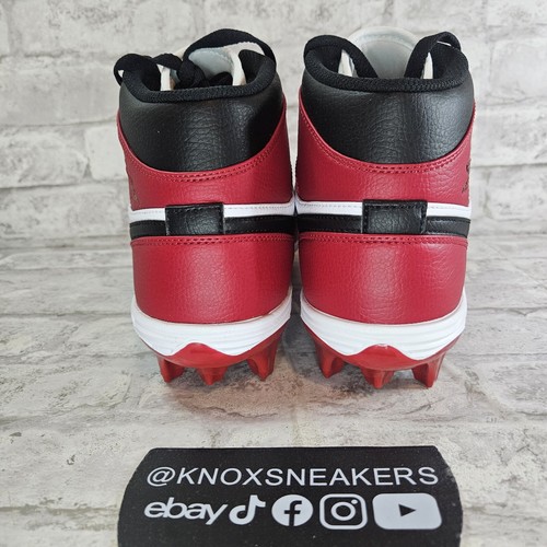 Nike Air Jordan 1 Mid TD Chicago Football Cleat FJ6805-106 Men's Size 11.5 - Picture 3 of 6