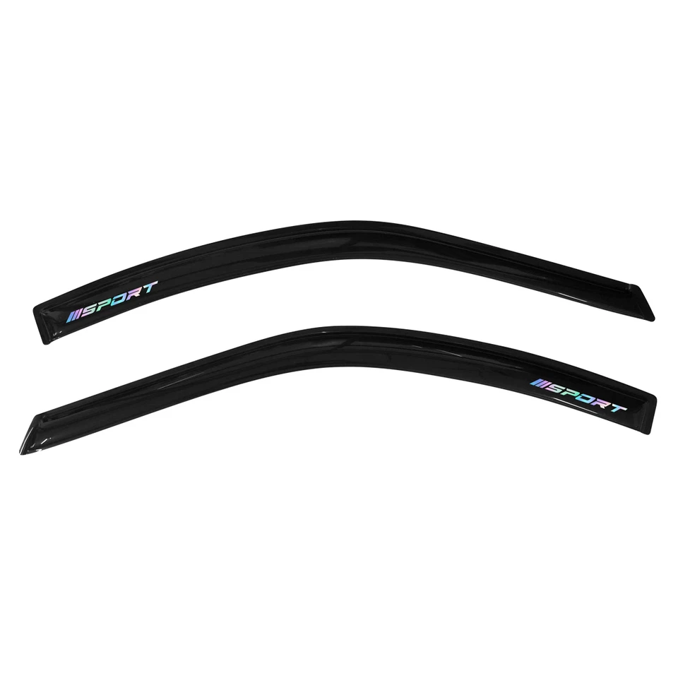 For 92-96 Honda Prelude Acrylic Window Visors Rain Guard Shade w/ Rainbow Sport - Изображение 2 из 4