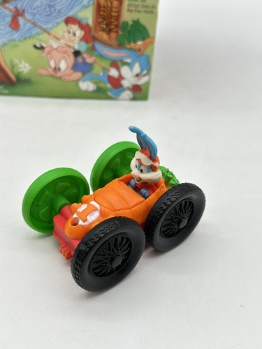 1990 Tiny Toon Adventures Acme Acres Forest McDonald’s Happy Meal Box & Toy - Picture 3 of 9