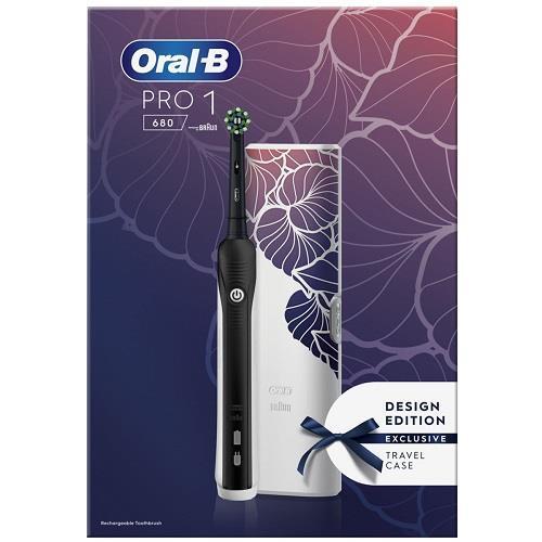 OralB Pro 1 680 Black Electric Toothbrush eBay