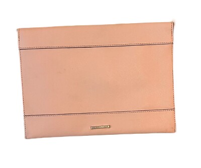 Rebecca Minkoff Leather Leo Envelope Clutch in Pink