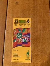 1996 ATLANTA OLYMPIC BASKETBALL TICKET DREAM TEAM II USA JULY 23