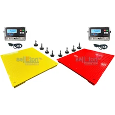 Floor Scale Pallet Size Rs-232 Port 2500 X .5 Lb 48" X 48" (4' X 4') 