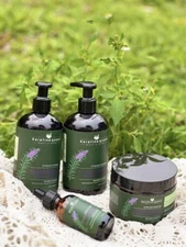 Keratin queen Rosemary Set Of 4 ; Shampoo, Conditioner, Mask And Oil