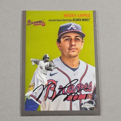 2023 Topps Chrome Platinum Anniversary #141 Nicky Lopez Atlanta Braves